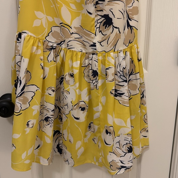 Eliza J Yellow Floral Ruffle Dress - Picture 8 of 12